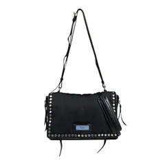 プラダ エティケット ショルダーバッグ ナイロン 1BD081 ブラック レディース  PRADA  中古 プラダ