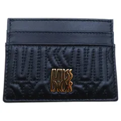 Christian Dior (クリスチャンディオール) ミスディオール グラフィカル カードケース パスケース ブラック ゴールド金具 レザー
