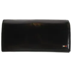 TOMMY HILFIGER (トミーヒルフィガー) レザーロングウォレット 長財布 ブラック 〇