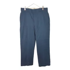 90年代 USA製 Dickies ディッキーズ 874 ワークパンツ ネイビー(メンズ W36 L30)中古 古着 X5378