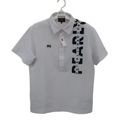 PEARLY GATES(パーリーゲイツ) ポロシャツ 白 メンズ 4 053-2160405 ゴルフウェア 2602-0494 中古