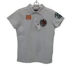 PEARLY GATES(パーリーゲイツ) ポロシャツ ホワイト レディース 0 055-8160402 ゴルフウェア 2602-0742 中古