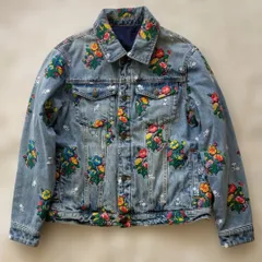Kith Ellis reversible denim jacket 花柄刺繍デニムジャケット フローラル インディゴブルー リバーシブルのサムネイル