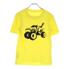 lucien pellat-finet (ルシアンペラフィネ) スカルプリント クルーネック 半袖Tシャツ カットソー イエローのサムネイル