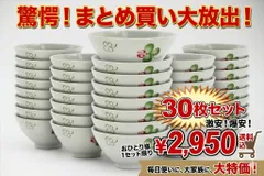 ※おまとめ購入はコメント下さい★アウトレットB級品のため激安★注意事項読んで下さい★30個★国産　美濃焼　ご飯茶碗11.8×Ｈ5.8cm　ビュッフェ/食べ放題/ランチ/学生食堂/社員食堂　旅館　民宿　セット　まとめ