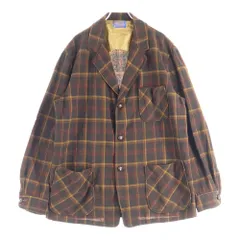PENDLETON (ペンドルトン) 60s チェック柄 ウールボタン テーラードジャケット ブラウンのサムネイル