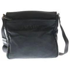 PRADA (プラダ) ショルダーバッグ メッセンジャーバッグ ブラック ナイロン VA0797 シルバー金具