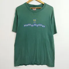 90s mossimo モッシモ 両面プリント Tシャツ シングルステッチ B-boy 古着 VINTAGE Y2K USA製 半袖 コットン M グリーン系 C549のサムネイル