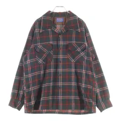 PENDLETON (ペンドルトン) 70S WOOL CHECK L/S SHIRT ウール チェック 長袖シャツ ブラウン/レッド/グリーンのサムネイル