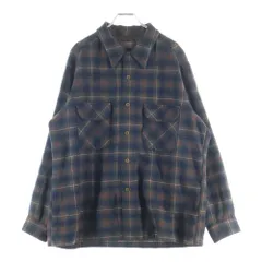PENDLETON (ペンドルトン) 70S WOOL CHECK L/S SHIRT ウール チェック 長袖シャツ ブラウン/ブルー/カーキのサムネイル