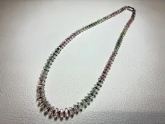 トルマリン 水晶ネックレス silver   アクセサリー