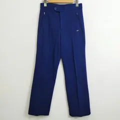 CLUB adidas デサント スラックス トラックパンツ ジャージ 古着 VINTAGE 2 ネイビー系 C551