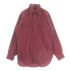 PENDLETON (ペンドルトン) 50S VINTAGE SOLID L/S SHIRT ソリッド 長袖シャツ レッドのサムネイル