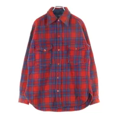 PENDLETON (ペンドルトン) 60-70S VINTAGE CHECK WOOL L/S SHIRT オンブレチェック ウール 長袖シャツ レッド/ブルー/イエローのサムネイル