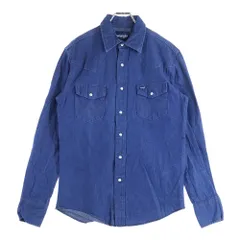 Wrangler (ラングラー) 80-90S DENIM WESTERN L/S SHIRT デニム ウエスタン 長袖 シャツ インディゴ 70127MWのサムネイル