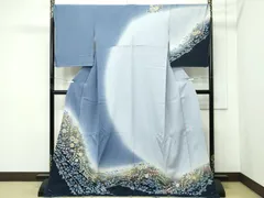 平和屋着物●極上　越後十日町の一流染匠　桐屋・翠山工房　訪問着　辻が花　絞り　暈し染め　金彩　やまと誂製　逸品　未使用　CZAA5319s6