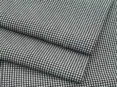 平和屋着物●極上　江戸小紋　角通し　絹鼠×黒　逸品　CZAA5345s6