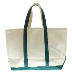 L.L.Bean (エルエルビーン) 90S BOAT AND TOTE COTTON CANVAS BAG キャンバス トートバッグ 単色タグ