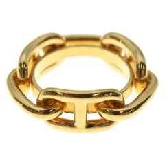 HERMES (エルメス) シェーヌダンクル スカーフリング ゴールド GP