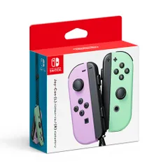 【新品/在庫あり】[ニンテンドースイッチ 周辺機器] 任天堂純正 Joy-Con(L) パステルパープル/(R) パステルグリーン [HAC-A-JAWAF]
