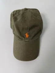 ポロラルフローレン キッズ カーキ ボールキャップ 帽子