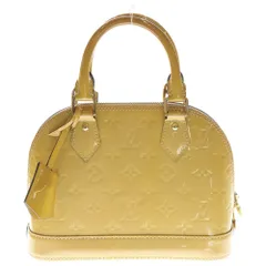 LOUIS VUITTON (ルイヴィトン) モノグラムヴェルニ アルマBB M90104 シトリン 2WAY ハンドバッグ ショルダーバッグ