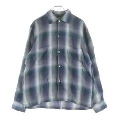 PENNEYS TOWNCRAFT (ぺニーズタウンクラフト) 60S PLUS RAYON OMBRE CHECK L/S SHIRT レーヨン オンブレ 長袖 チェック シャツ ブルー/グレー/ブラウン