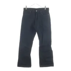 Yohji Yamamoto POUR HOMME (ヨウジヤマモト プールオム) ストレート コットン ブラックデニムパンツ ブラック HP-P70-027のサムネイル