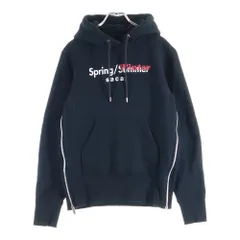Sacai (サカイ) 19SS ロゴプリント サイドジップ プルオーバーパーカー ブラック 19-04289のサムネイル