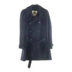 BURBERRY LONDON (バーバリーロンドン) カシミヤ混 ウールコート ブラック 3760789のサムネイル