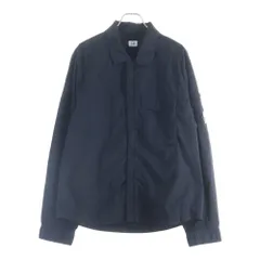 C.P. Company (シーピーカンパニー) OVERSHIRT オーバーサイズ ジップアップナイロンシャツジャケット ネイビー 16CMOS039Aのサムネイル