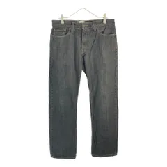 Levi's リーバイス 514 デニムパンツ ブラック(メンズ W34 L32)中古 古着 X5399