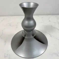 花器 金属製 シルバー 池坊 花瓶 フラワーベース 池坊好み 高さ 約24cm 314T550のサムネイル