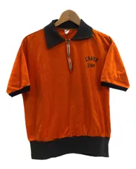 チャンピオン Champion 60’s vintage USA製 talon zip ハーフジップ リンガー Tシャツ 橙 Tシャツ オレンジ Lサイズ 101MT-6008