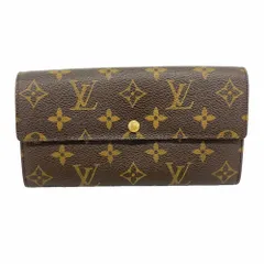 ルイ・ヴィトン(Louis Vuitton) ルイ・ヴィトン 長財布 モノグラム ポシェットポルトモネクレディ M61726 ブラウンレディース