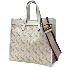 【中古】COACH | コーチ ホース アンド キャリッジ 2way ショルダーバッグ ハンドバッグ 89143 ホワイト【尾張小牧店】