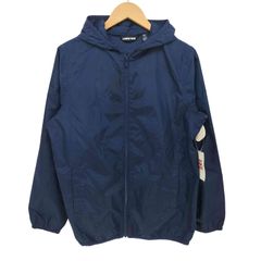 ランズエンド LANDS END 裏地メッシュ リップストップ ジップアップ フーディ ジャケット メンズ import：XL 