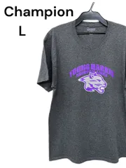 Champion 半袖 Tシャツ L グレー 757