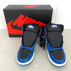 03w24854【タグ/箱付き美品】 Nike Air Jordan 1 Retro High OG Dark Marina Blue ナイキ エアジョーダン1 レトロ ハイ OG ダークマリーナブルー  26.5cm メンズ スニーカー 555088-404