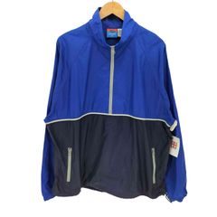 オールドネイビー OLD NAVY 00S OLD ACTIVE バイカラー ハーフジップ プルオーバー ジャケット メンズ import:M
