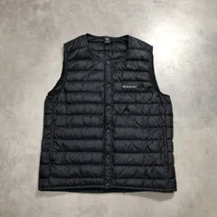 GQ4949◇mont-bell : スペリオダウン ラウンドネックベスト◇S◇黒系 1101505 モンベル ダウンベスト