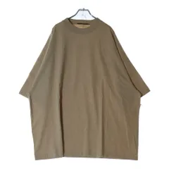 FEAR OF GOD ESSENTIALS (フィアオブゴッド エッセンシャルズ) S/S T-SHIRT ラバーロゴ 半袖Tシャツ ベージュ