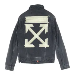 OFF-WHITE (オフホワイト) 20SS Tape Arrow Denim Jacket デニムジャケット ブラック OMYE005R20E54002のサムネイル