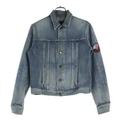 SAINT LAURENT PARIS (サンローランパリ) PATCHED DENIM JACKET パッチ デニム ジャケット インディゴ 500481 YA372 レディースのサムネイル