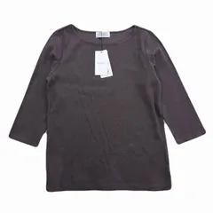 オペークドットクリップ ニットカットソー レディース Mサイズ モカブラウン タグ付 未使用 ハイゲージ