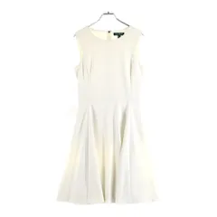 LAUREN RALPH LAUREN (ローレンラルフローレン) One Piece Dress ワンピース レディース ホワイト