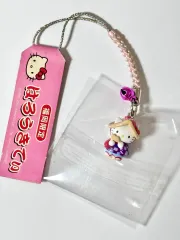 ハローキティ ゴー クラシック ストラップ キーホルダー 着物
