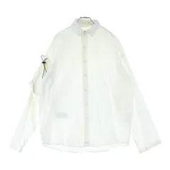 ADER ERROR (アーダーエラー) O/S LS SHT 再構築長袖シャツ ホワイトのサムネイル