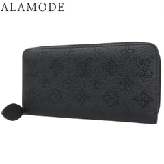 LOUIS VUITTON(ルイ・ヴィトン) モノグラム・マヒナ ジッピー・ウォレット ロングウォレット 長財布 ジップアラウンド ラウンドファスナー マヒナ・レザー ブラック黒 シルバー金具 M61867 メンズ 40802178050【中古】【アラモード】
