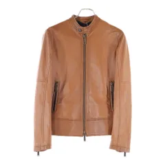 DSQUARED2 (ディースクエアード) 23AW Biker Bomber レザージャケット ブラウン S74AM1328 SY1491のサムネイル